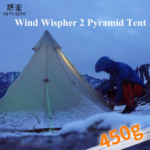 ASTAGEAR windwisper2 pyramid tent ul tent camping tent bushcraft