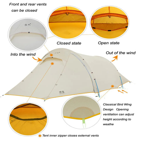 Asta Gear  Windchaser 2  20D Silicon Nylon  Outdoor Camping Hikking Ultralight