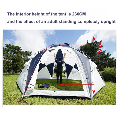 ASTA GEAR Mars base 10 person team tent Semicircle tent Spherical tent camping self driving picnic barbecue tent