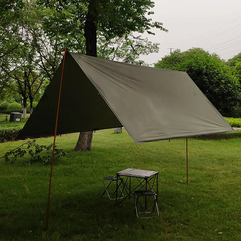 ASTA GEAR 3*3m 4*4m  tarp outdoor camping Ultralight survival silver coating  sun shelter shade awning waterproof beach tent