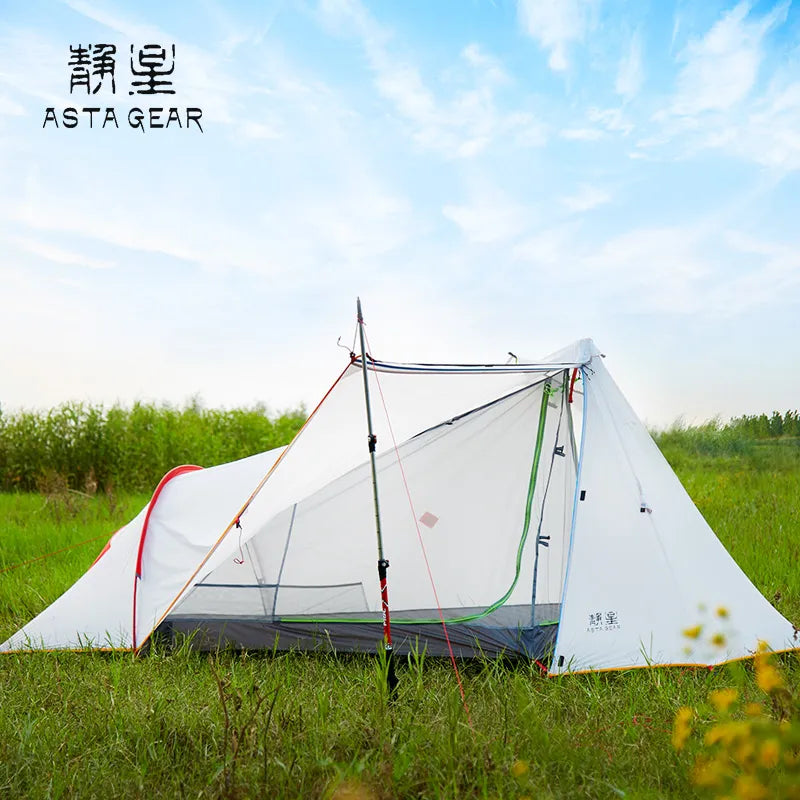 ASTA GEAR Hidden Mountain 1.5 person camping tent  Tunnel tower Tunnel tent Pyramid tent