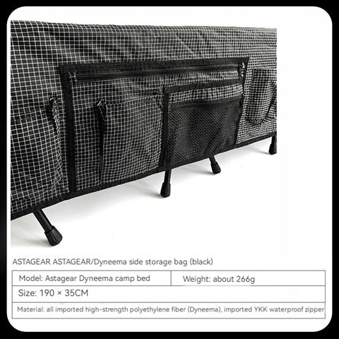 Outdoor camping tactical marching bed, 1 person, high and low dual-purpose portable, easy to store, foldable and widened simple