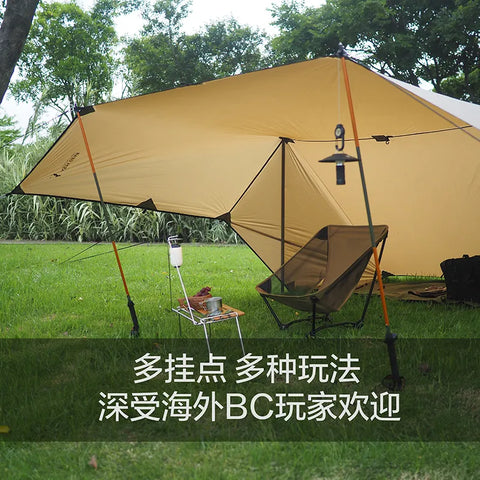 ASTA GEAR 3*3m 4*4m tarp outdoor camping Ultralight survival bushcraft sun shelter shade awning waterproof beach tent