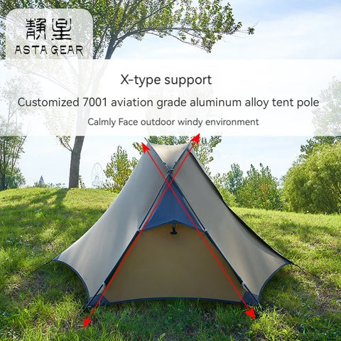 Asta Gear Crescent 1 20D Silione Nylon 1person windproof ,rainproof camping Tent