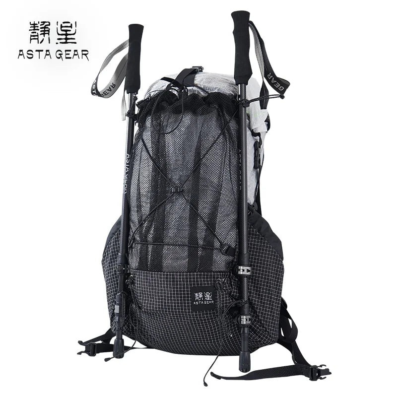 ASTA GEAR Ultralight Backpack Frame SHAN 28+10L OutDoor Camping Hiking Lightweight Trekking Rucksack Travel Backpacking