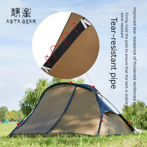 Asta Gear Crescent 1 20D Silione Nylon 1person windproof ,rainproof camping Tent